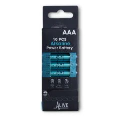 AAA-batterier 10 stk. 1,5 V