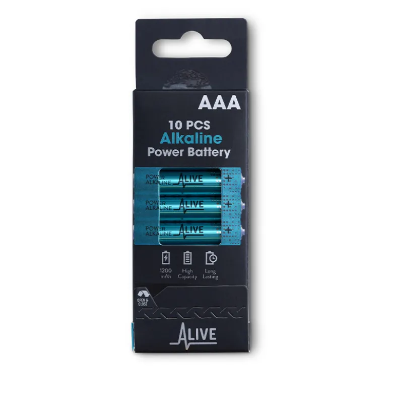AAA-batterier 10 stk. 1,5 V