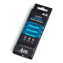 AA-batterier 10 stk. 1,5 V