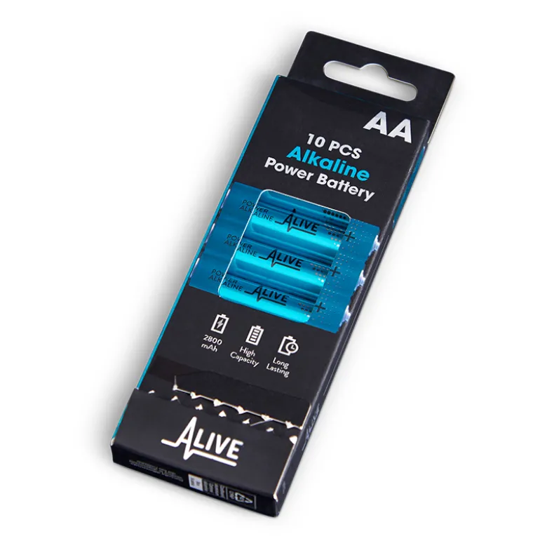 AA-batterier 10 stk. 1,5 V