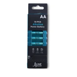 AA-batterier 10 stk. 1,5 V