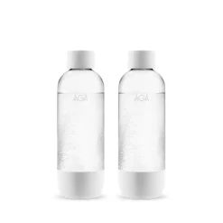 AGA PET flaske hvid 0,5 liter 2 stk.