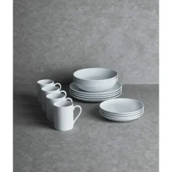Aida Atelier dyb tallerken super white 4 stk. Ø 21 cm