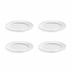 Aida Groovy desserttallerken hvid 1 stk. 19 cm
