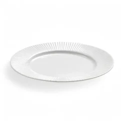 Aida Groovy desserttallerken hvid 1 stk. 19 cm