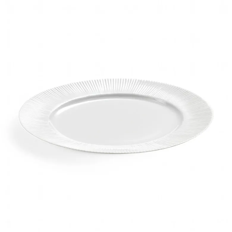 Aida Groovy frokosttallerken hvid 1 stk. 22 cm