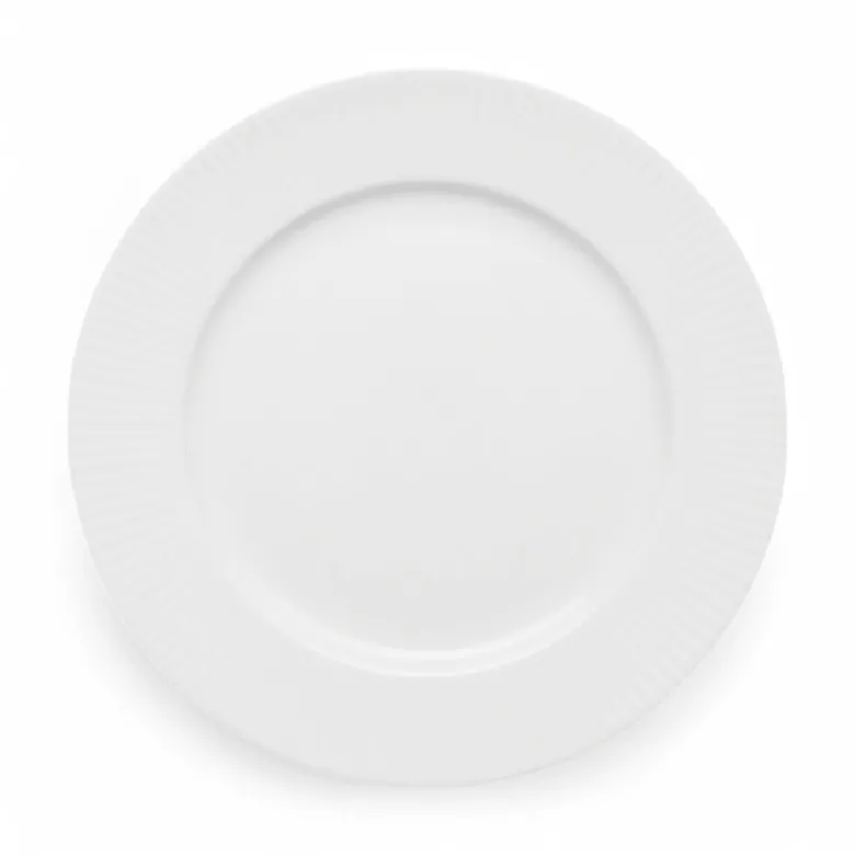 Aida Groovy frokosttallerken hvid 1 stk. 22 cm