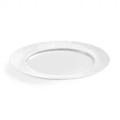 Aida Groovy tallerken hvid 1 stk. 27,5 cm