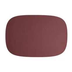 Aida Karim Rashid recycled læder dækkeserviet bordeaux