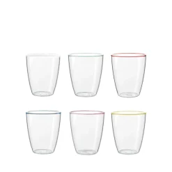 Aida LIFE IN COLOUR Art glas multifarvet 6 stk. 29 cl