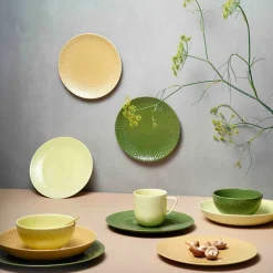 Aida LIFE IN COLOUR Confetti frokosttallerken mustard Ø 24 cm