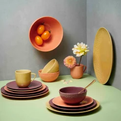 Aida LIFE IN COLOUR Confetti middagstallerken mustard Ø 27,5 cm