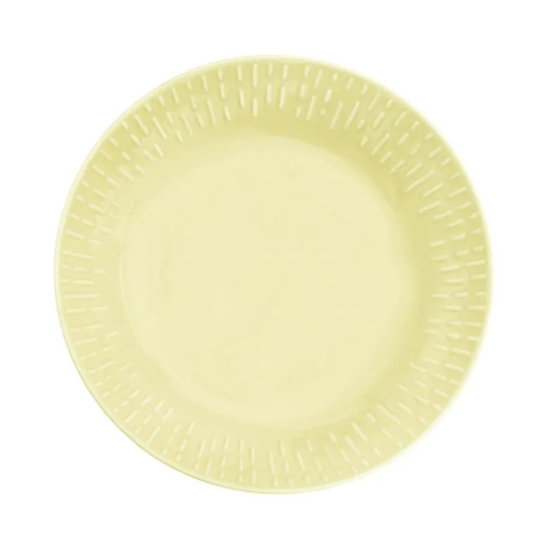 Aida LIFE IN COLOUR Confetti pastatallerken lemon Ø 23 cm