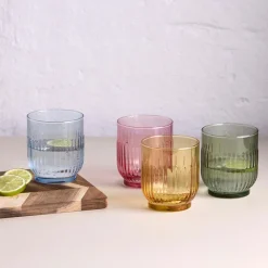 Aida Mosaic glas multifarvet 4 stk. 33 cl