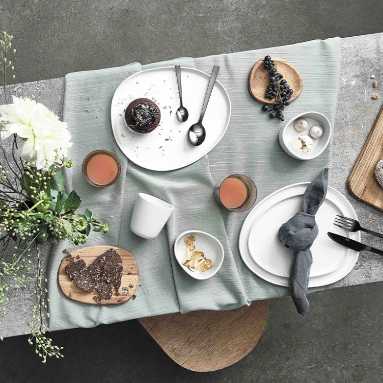 Aida RAW Arctic White Organic frokosttallerken 24 cm