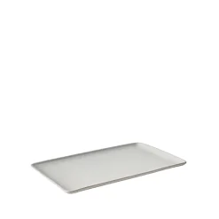 Aida RAW Arctic White rektangulær fad 31,5x20 cm