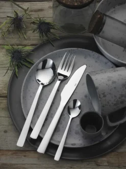 Aida RAW bestiksæt blank stål 48 dele