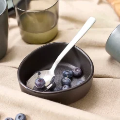 Aida RAW dessertske blank stål 4 stk