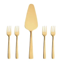 Aida RAW kagesæt 5 dele guld