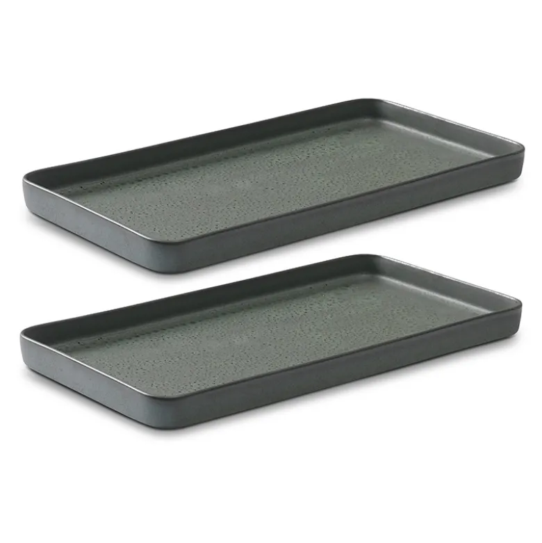 Aida RAW Northern Green serveringsfad 18,2x34 cm