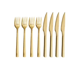 Aida RAW steaksæt guld