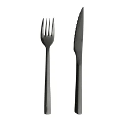 Aida RAW steaksæt sort 8 dele