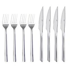 Aida RAW steaksæt stål 8 dele