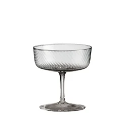 Aida RAW UNIQUE swirl champagneskål smoke 25 cl