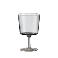 Aida RAW UNIQUE swirl glas på fod smoke 35 cl