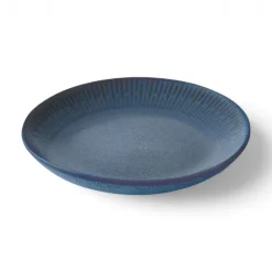 Aida relief dyb tallerken blå Ø 22 cm