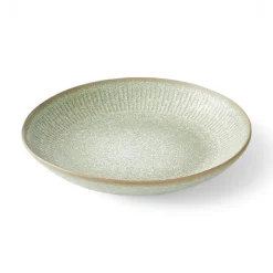 Aida Relief dyb tallerken grøn Ø 22 cm