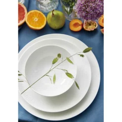 Aida Relief dyb tallerken hvid Ø 22 cm 4 stk.
