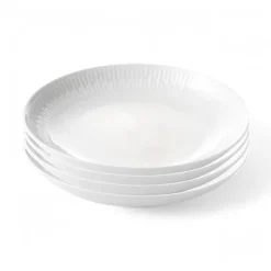 Aida Relief dyb tallerken hvid Ø 22 cm 4 stk.
