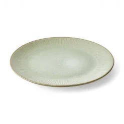 Aida Relief middagstallerken grøn Ø 27 cm