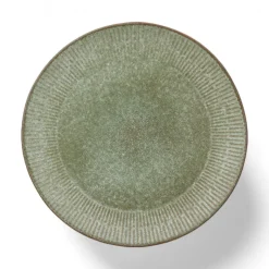 Aida Relief middagstallerken grøn Ø 27 cm