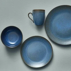 Aida Relief skål blue Ø 14 cm