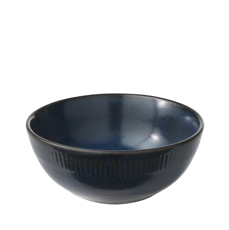 Aida Relief skål blue Ø 14 cm