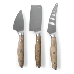 Aldente osteknivsæt træ farve