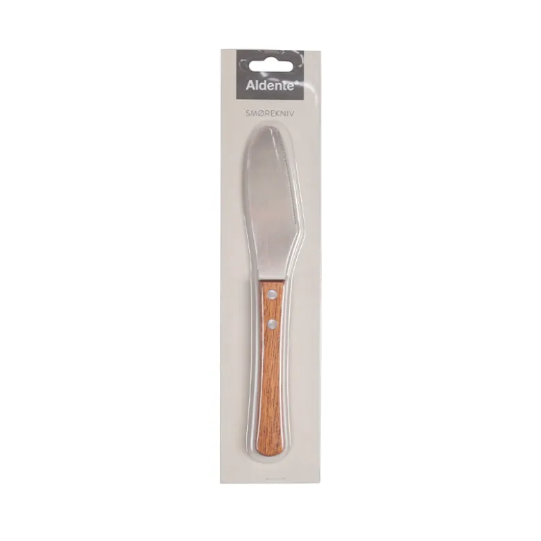 Aldente smørekniv brun 22,5x3 cm