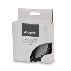Aldente små tærteforme med løs bund Ø 10x2,5 cm 4 stk.