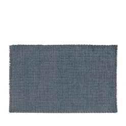 Bademåtte bomuld blå 50x80 cm