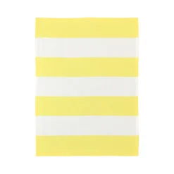 Bastian Abbi stribet viskestykke hvid/mimosa 70x50 cm