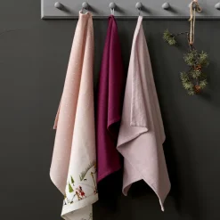 Bastian Tekstiler Vinter viskestykke rose 70x50 cm