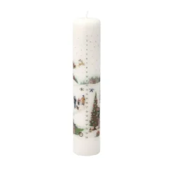 Bastian Vinter kalenderlys hvid H 25 cm