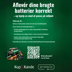 Batteri CR2025 lithium 3V 8pak