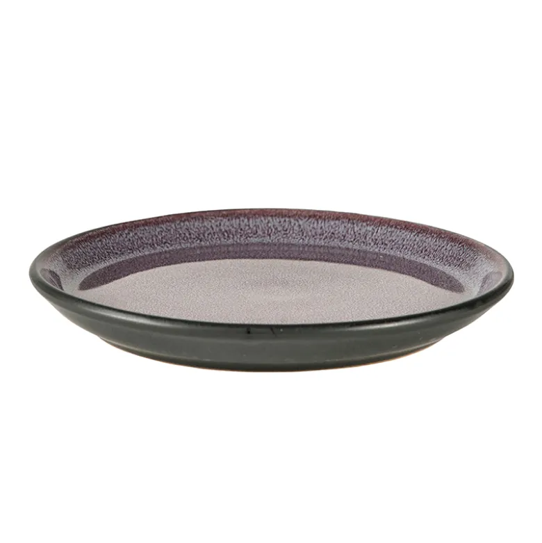 Bitz Gastro tallerken sort/lilla 17 cm