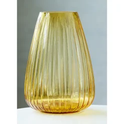 Bitz Kusintha vase amber 22 cm