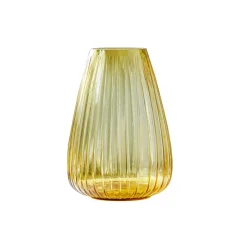 Bitz Kusintha vase amber 22 cm