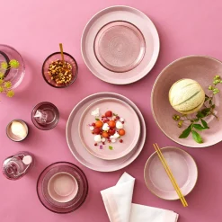 Bitz salatskål grå/lyserød 24 cm