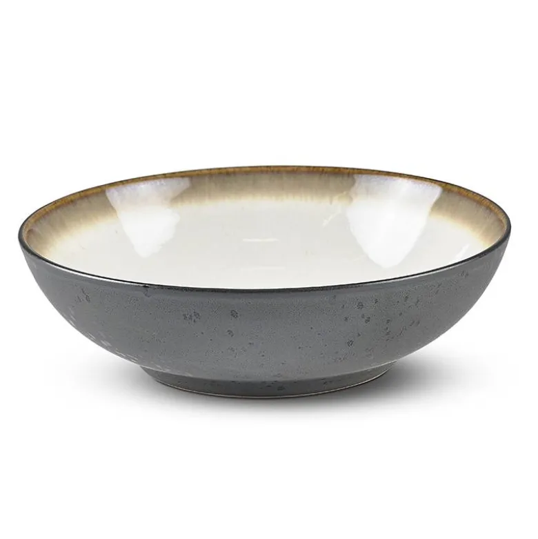 Bitz salatskål sort/creme 24 cm